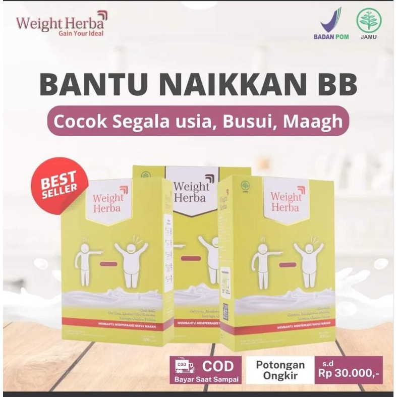 

WEIGHT HERBA ORIGINAL SUSU PENGGEMUK PENAMBAH BERAT BADAN & NAFSU MAKAN Terbaik