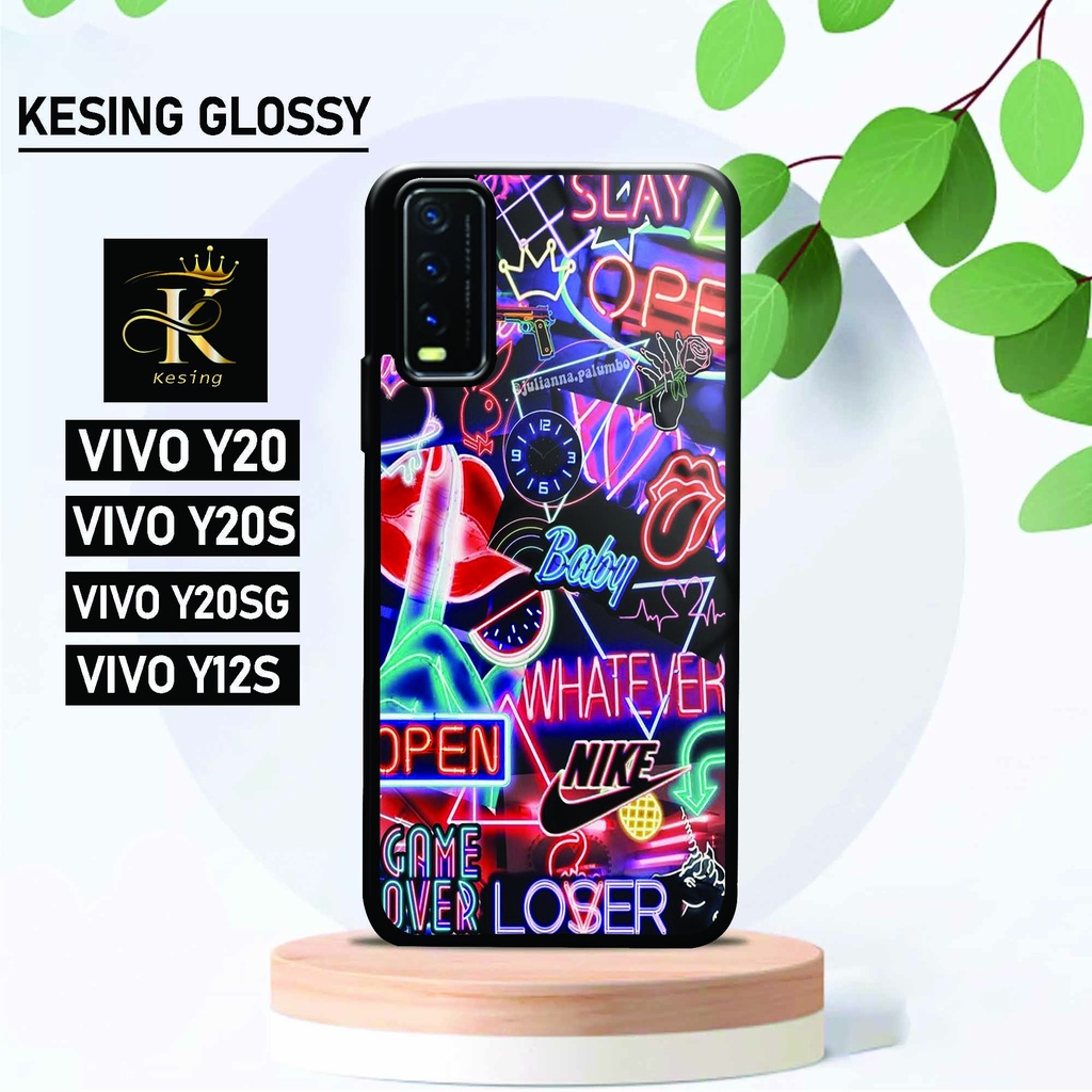 Case Vivo Y20 / Y20S / Y12S - Case Vivo - [ KV-23 ] - Hardcase Glossy 2D Vivo - Softcase Terbaru Cas