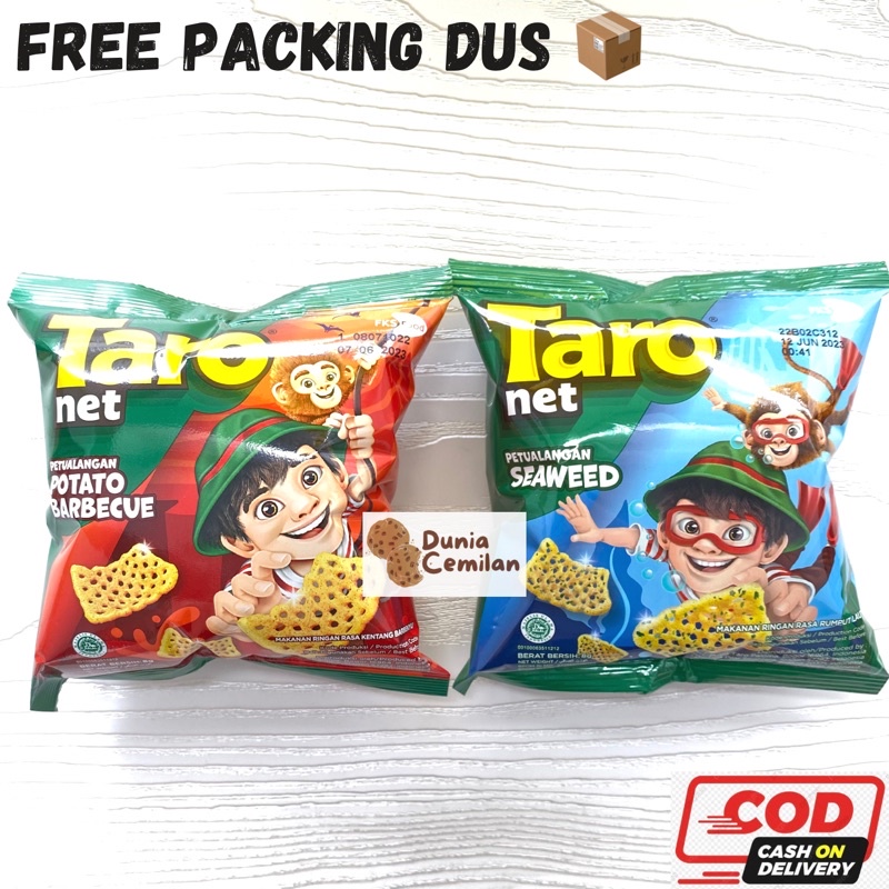 

[TERMURAH!!] Taro Net 8gram Satuan - Chiki Anak Snack Asin Gurih Enak