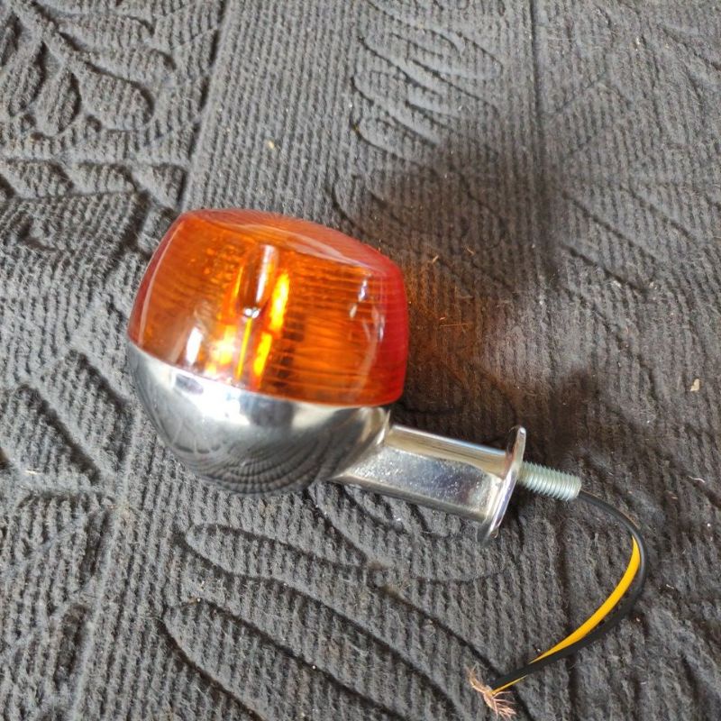 Lampu Sen Riting Yamaha L2SN L2G YB100 YASI KH100 G7 Besi Perbiji