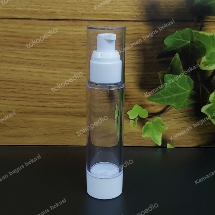 Cantik Botol Airless Pump 50 Ml / Botol Acrylic 50Ml / Botol Pump 50 Ml Hot Sale