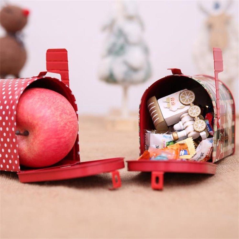 Agustinina Candy Box Santa Claus Xmas Cookie Boxes Kotak Surat Gift Box Hiasan Natal Dekorasi Natal