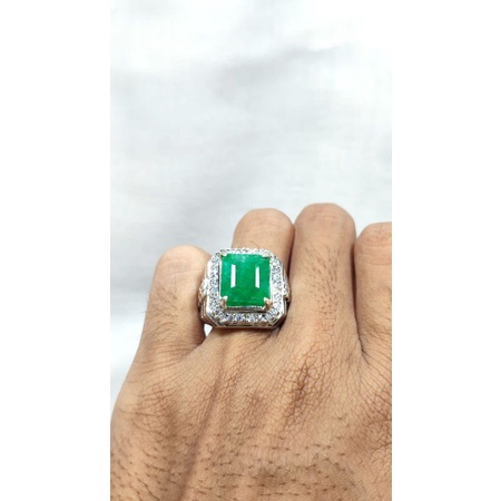 TERBARU CINCIN BATU PERMATA ZAMRUD COLOMBIA ASLI NATURAL, BATU ZAMRUD, CINCIN PERMATA ZAMRUD, EMERAL