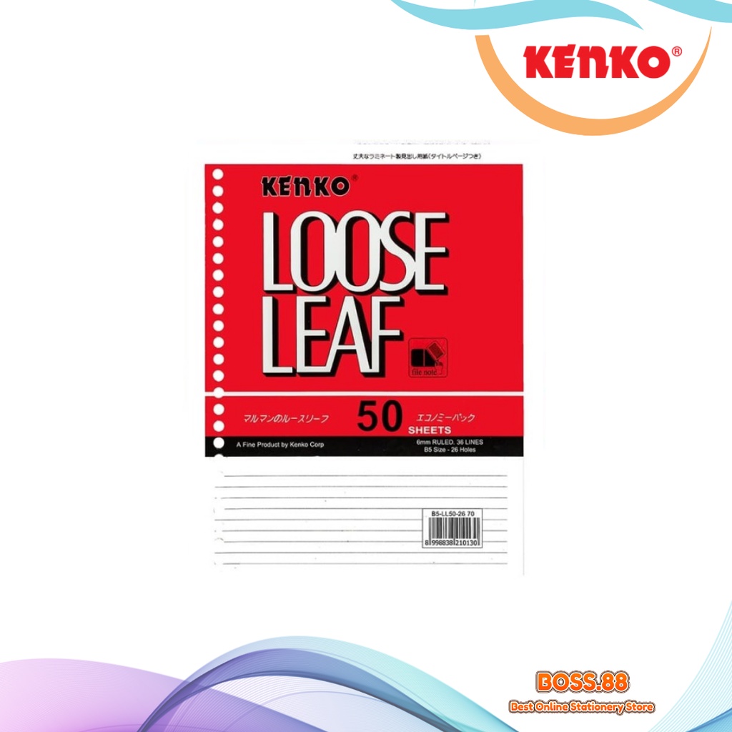 

LOOSE LEAF / ISI BINDER KENKO B5-50