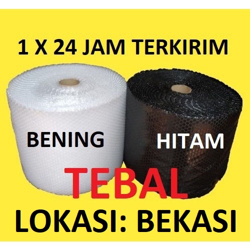 

BUBBLE WRAP ROLL HITAM BENING 40CM X 50 METER / 30CM X 50 METER / 25CM X 50 METER MURAH SEMARANG