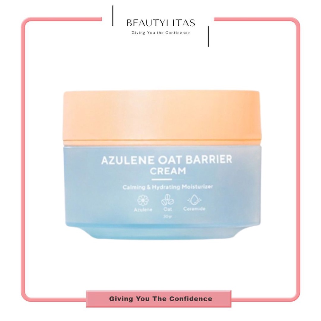 TRUE TO SKIN - Azulene Oat Barrier Moisturizer Cream (Pelembab Krim Skin Barrier utk Kulit Normal - Kering, Iritasi)