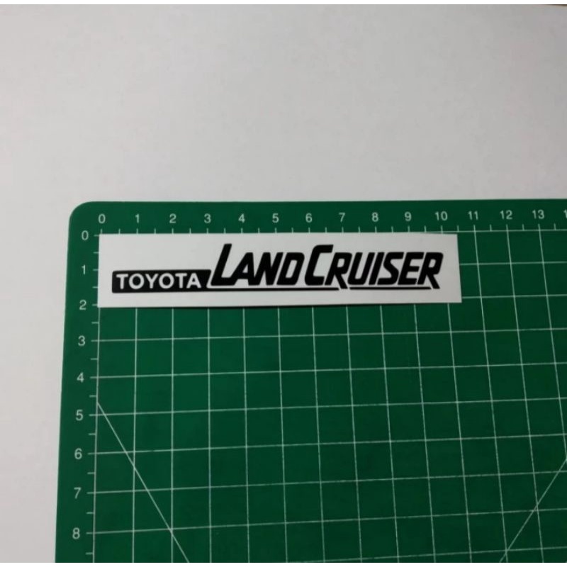 cutting stiker toyota land cruiser