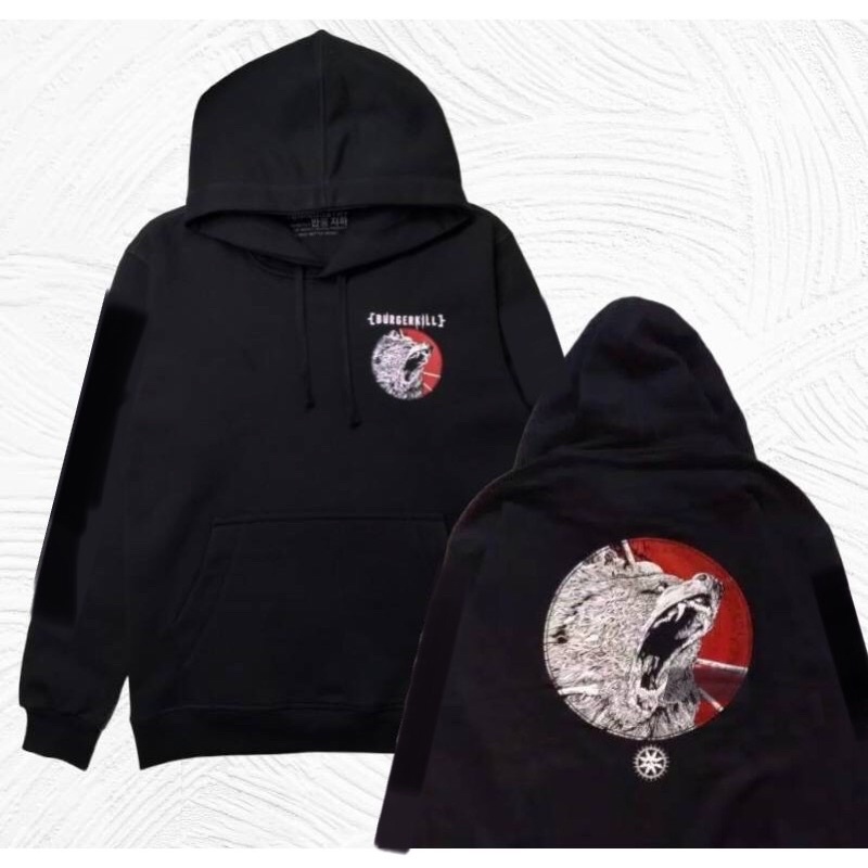 HOODIE BURGERKILL DEPAN BELAKANG - HOODIE MURAH