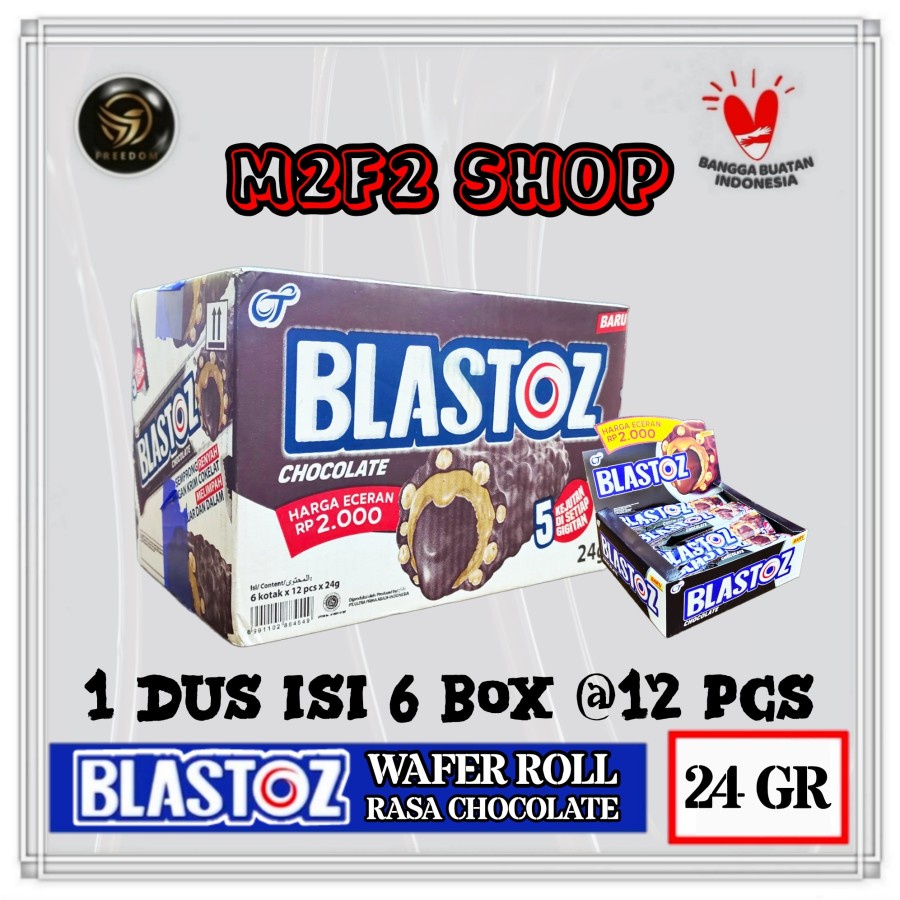 

Tango Wafer Roll Blastoz Chocolate | Krim Cokelat - 24 gr (Kemasan Karton)