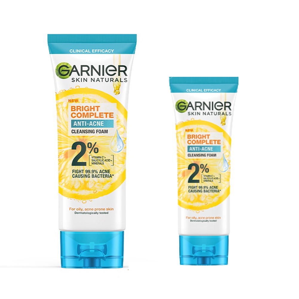 Garnier Bright Complete Anti Acne Cleansing Foam