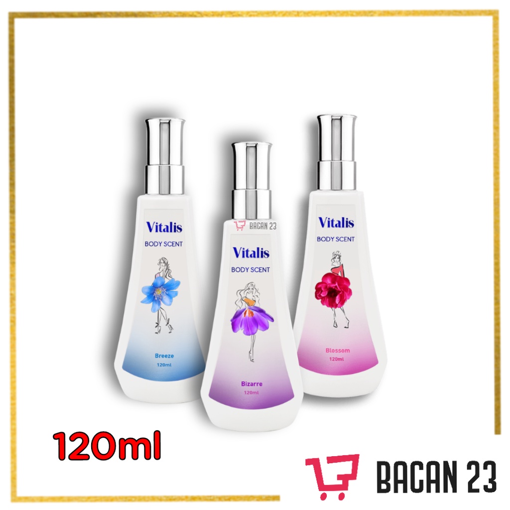 Parfum Vitalis Body Scent ( 120 ml ) / Parfum Wanita / Bacan23