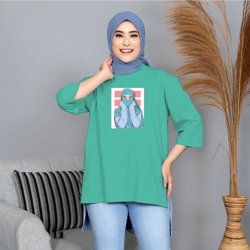 FC - TUNIK BASIC OVERSIZE WANITA HIJAB'S VARIASI 0110 DTF