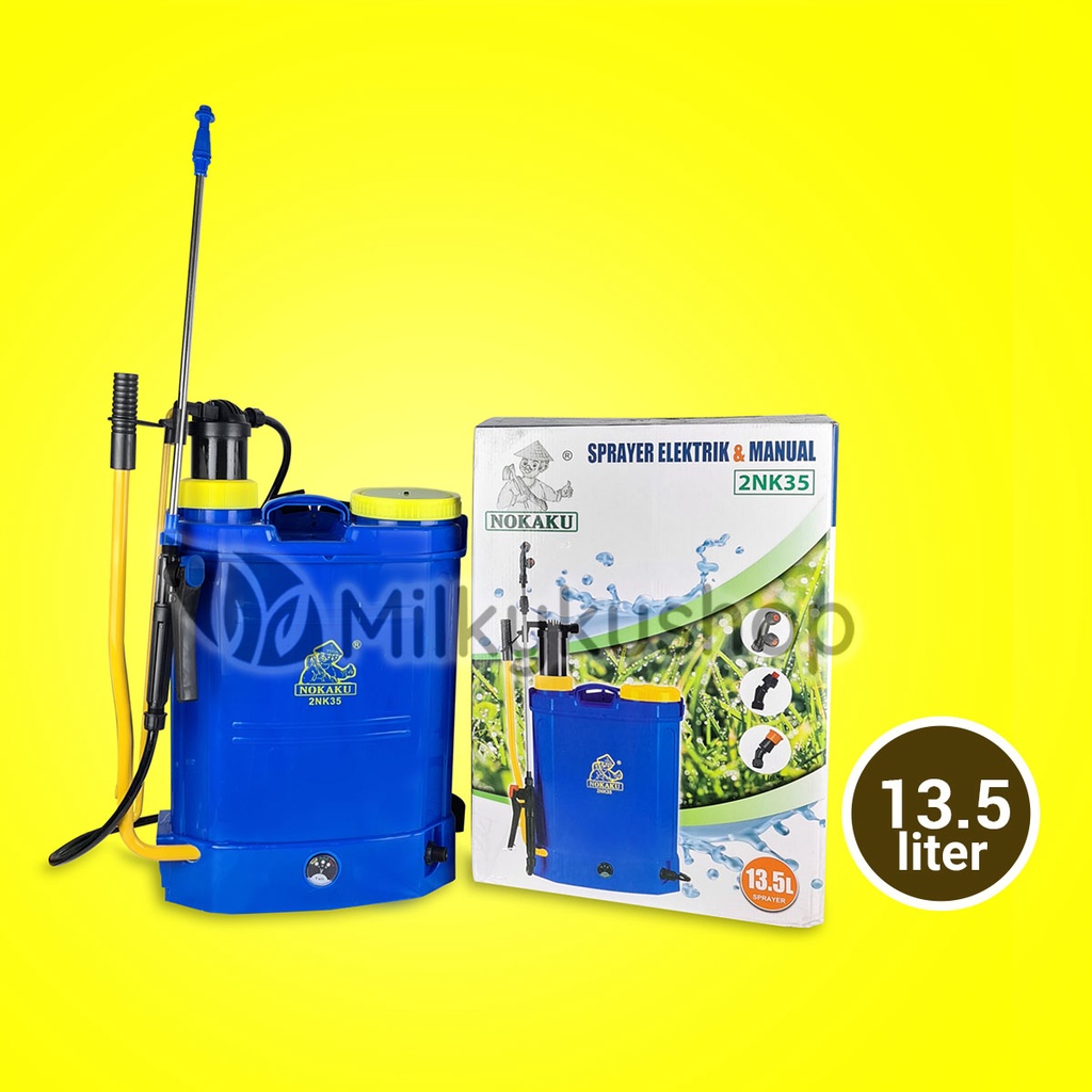 SPRAYER 2 IN 1 NOKAKU 13.5 LITER MANUAL ELEKTRIK ALAT SEMPROT