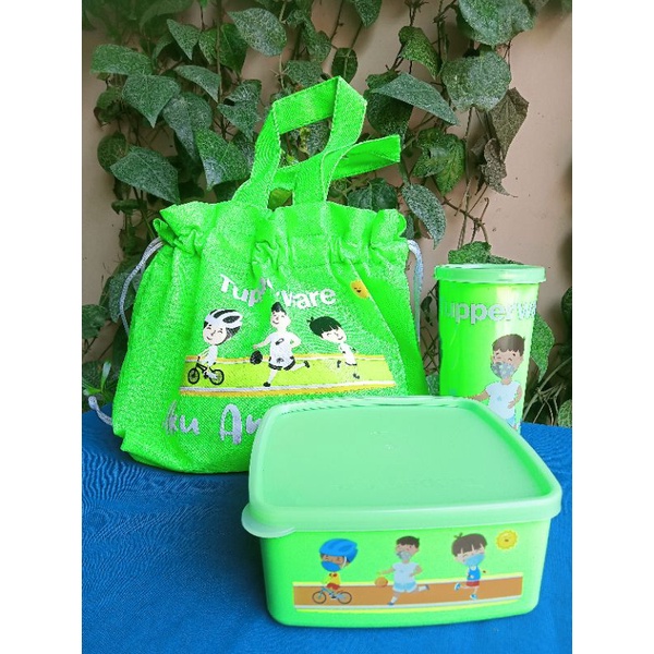 wadah makan / kotak bekal anak sehat tupperware