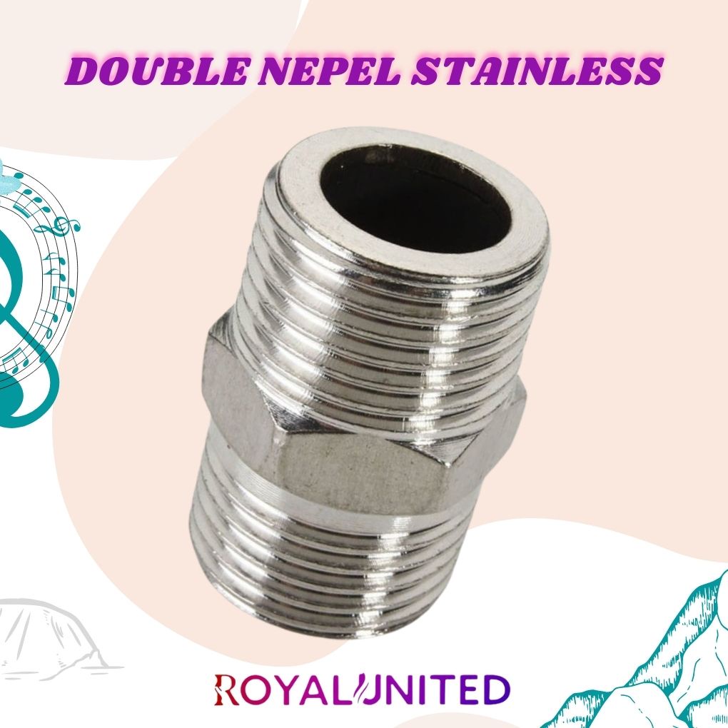 Double nepel 1/2x1/2 stenlees / double nepel stenlees 1/2x1/2 HIGH QUALITY