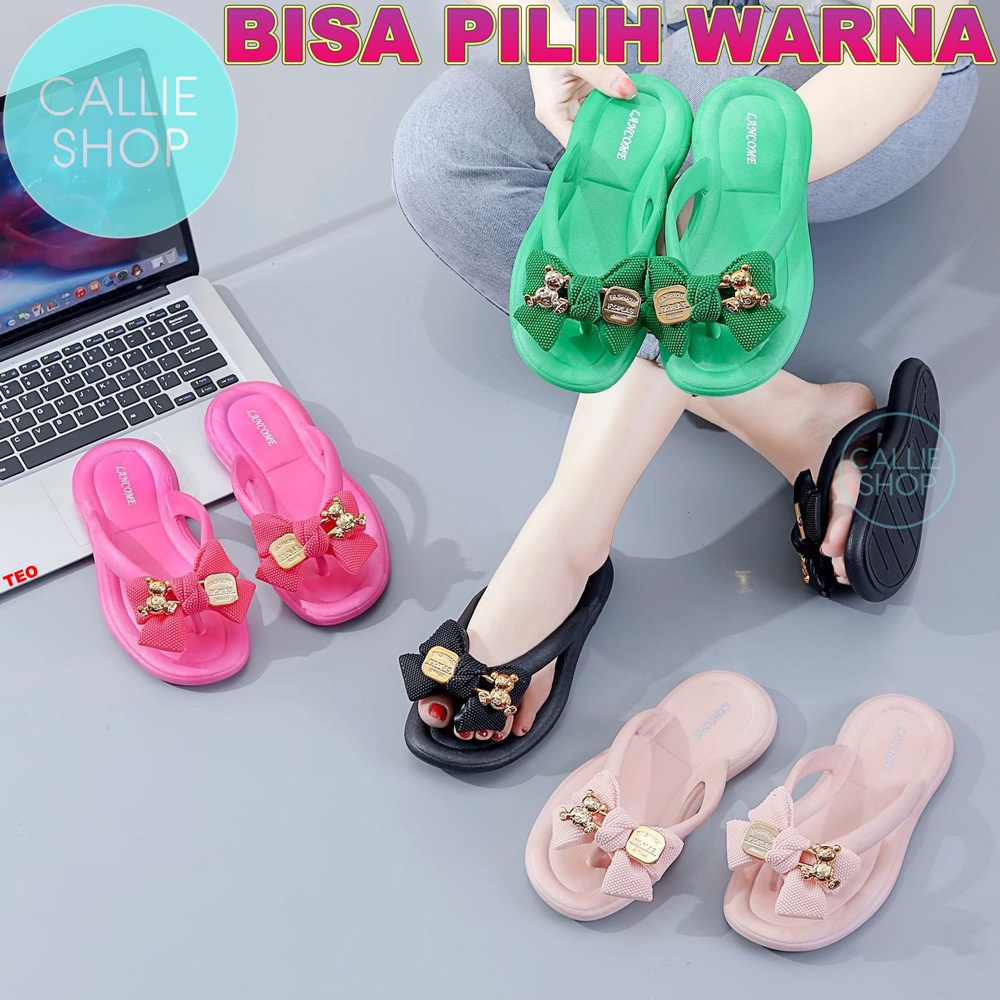 Sandal Slipper Sendal Bangkok Pita Bear Jelly G 9001+1 BKPTBR 8001-A3