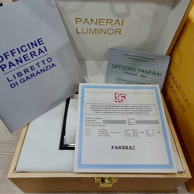 box original PANERAI LUMINOR + paper bag
