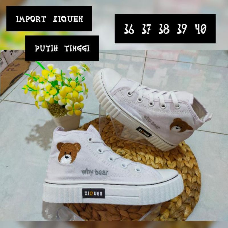 SEPATU CASUAL ZIQUEN IMPORT MODEL HIGH