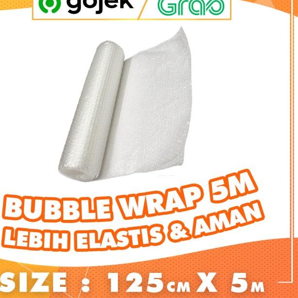 

BUBBLE WRAP ROLL 5 METER (5 X 1,25) HITAM PUTIH BUBLE WRAP MULIAPACK - MP PUTIH