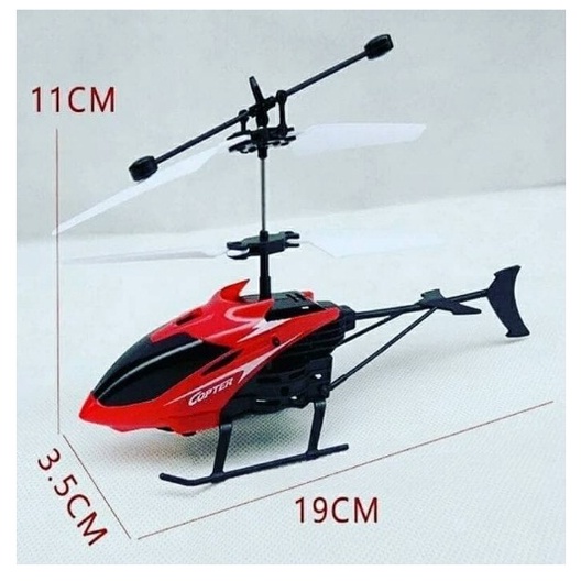 Mainan HELIKOPTER TERBANG SENSOR TANGAN Helikopter Remote Control 2.5CH Induction Aircraft CY387-7A