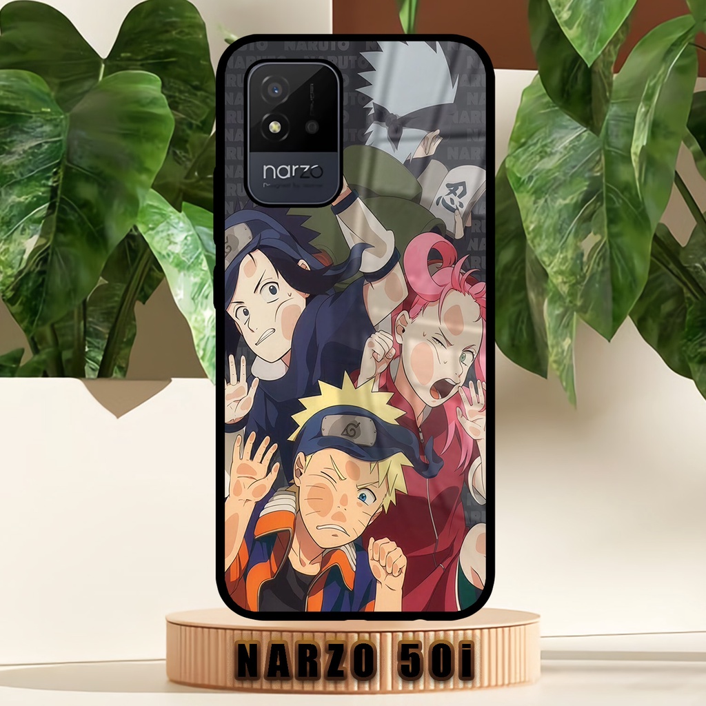 (SV78) Case Kilau Realme Narzo 50i | Narzo 50i | Casing Hp Realme | Pelindung Smartphone | Motif Ani