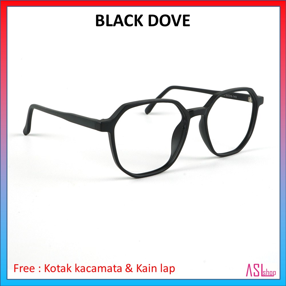 FRAME DAN KACAMATA MINUS KOREA STYLE (ID 1055) + LENSA BLUERAY/PHOTOCROMIC