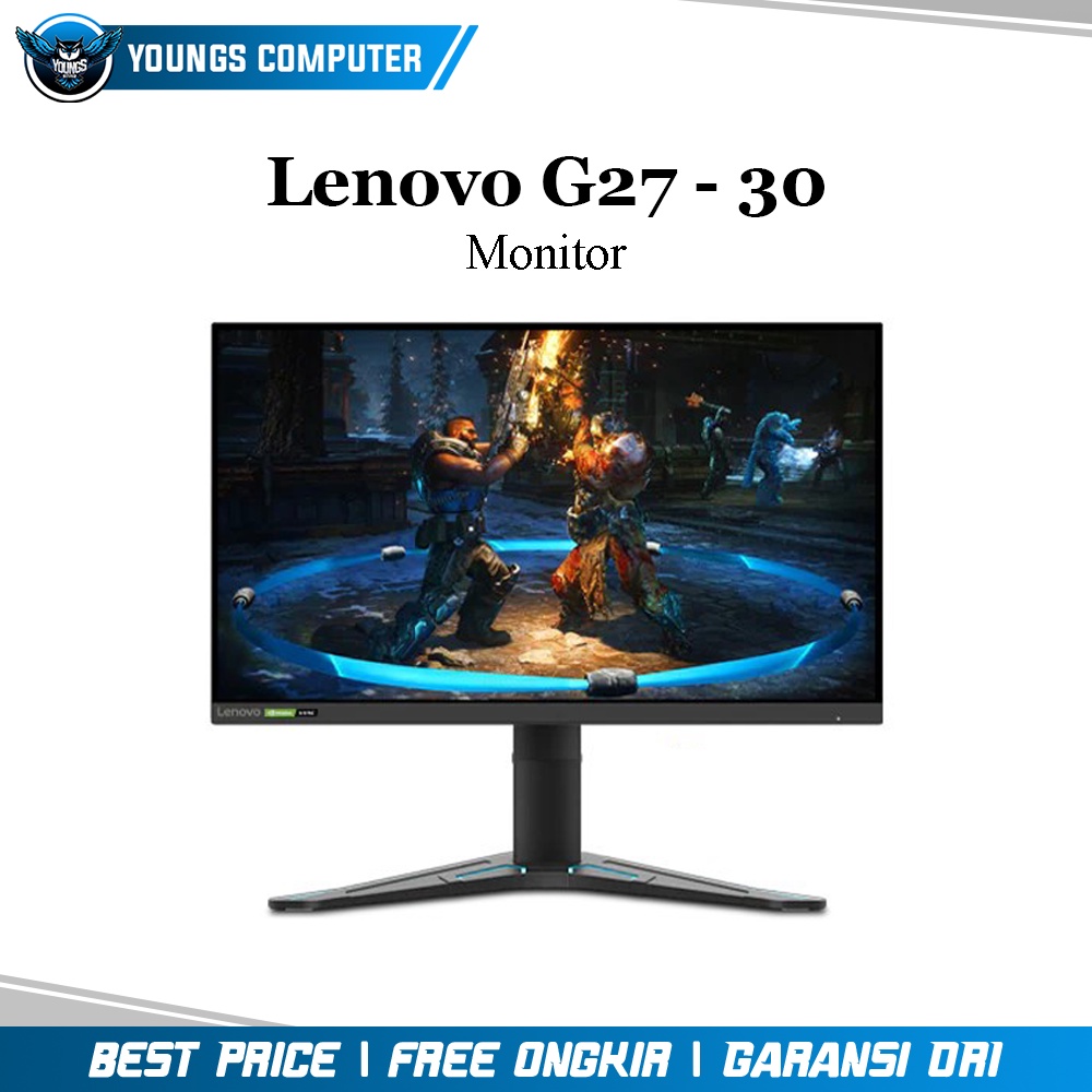 LED Monitor Lenovo G27-30 27&quot; VA 1080p 165Hz Gaming Speaker Ergo Stand