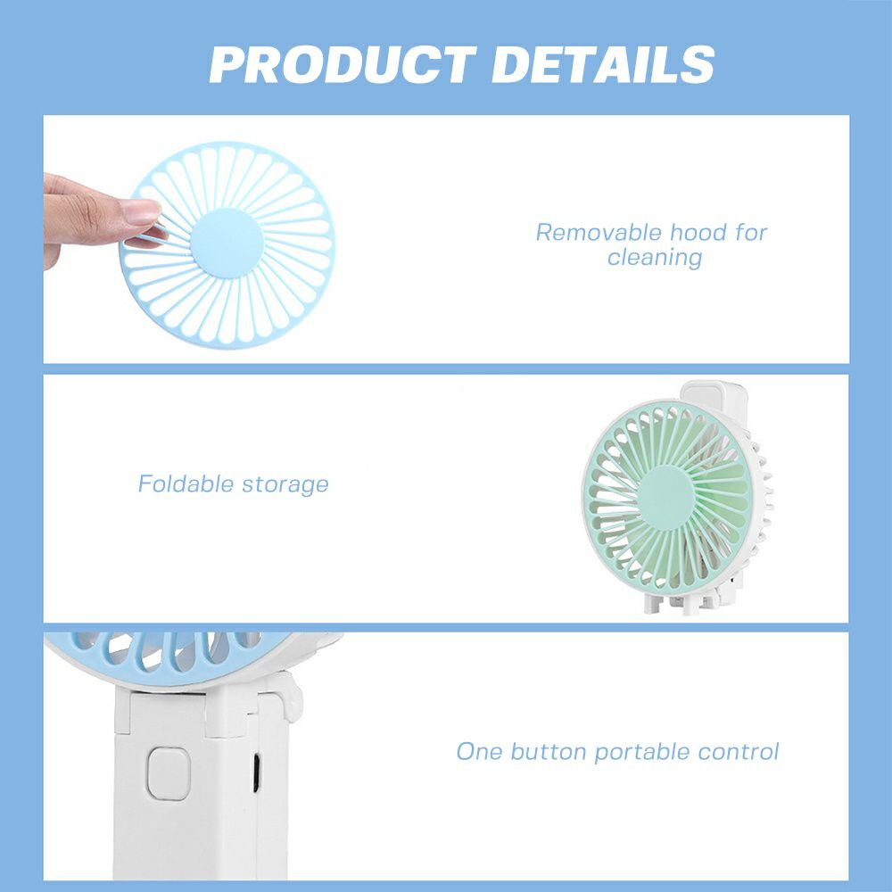 TGM - KIPAS ANGIN MINI GENGGAM Cute Goojodoq  / Kipas Genggam Polos PORTABLE / Mini Fan KP010