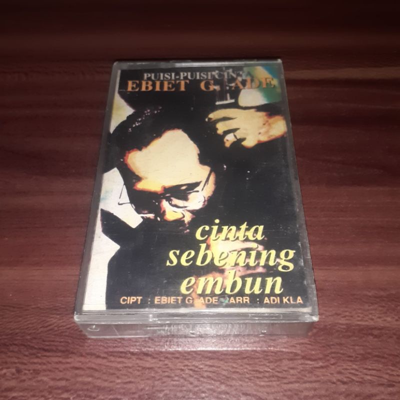 Kaset EBIET G. ADE - Puisi Puisi Cinta - Cinta Sebening Embun