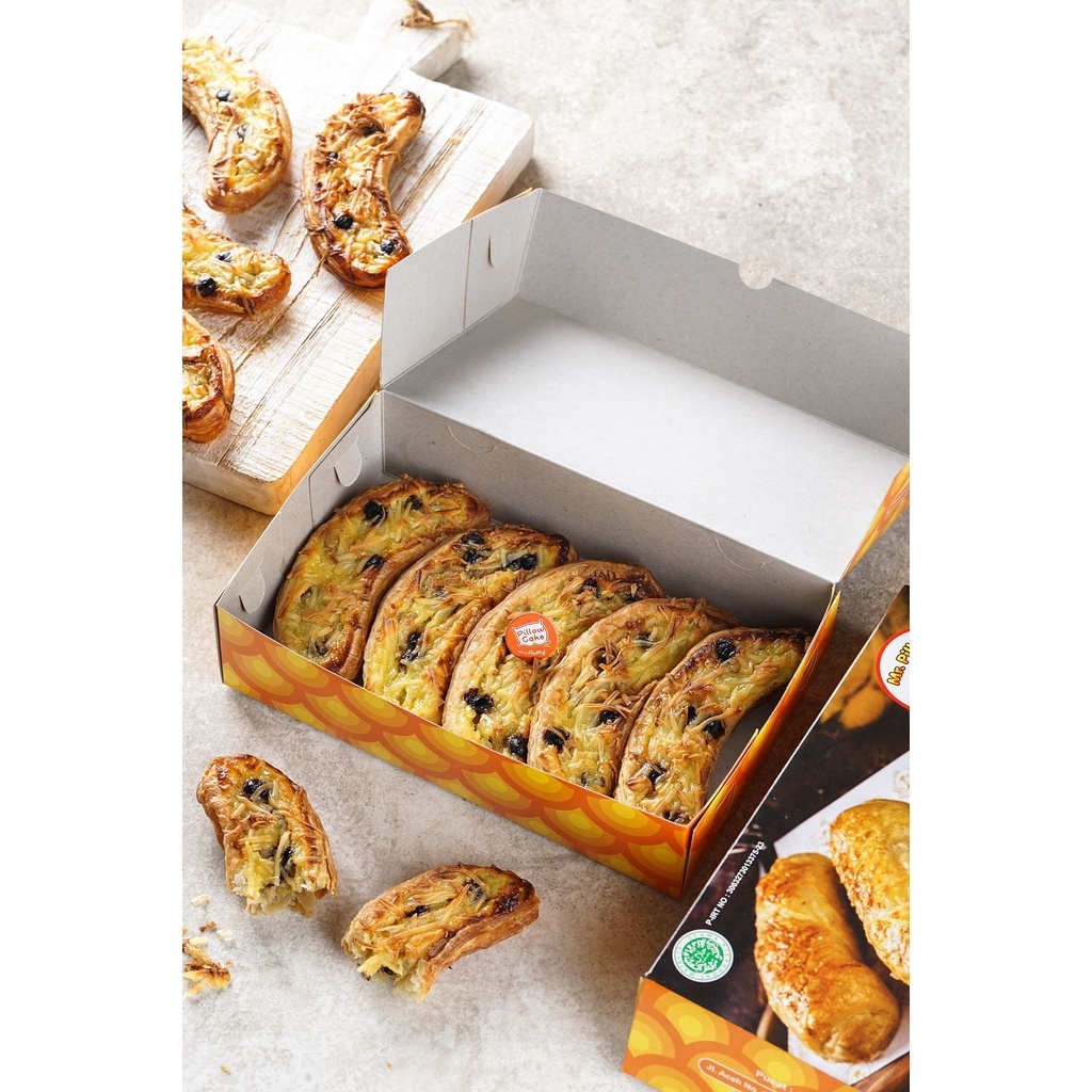 

PILLOW CAKE BANANA CRISPY (DUS ISI 5 Kemasan Vacuum)