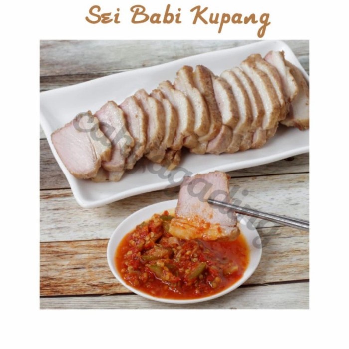 

SEI BABI/BABI ASAP ASLI KUPANG/NTT (500gr)