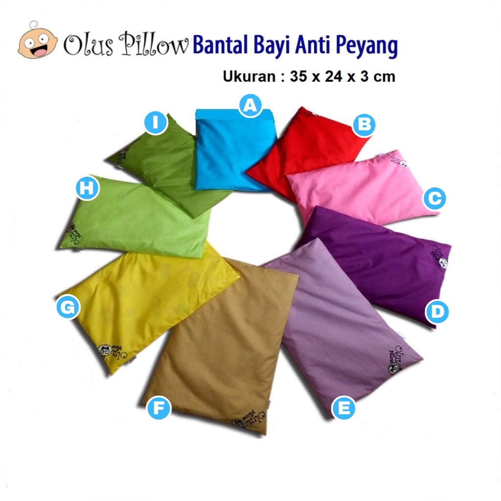 Bantal Peyang Bayi - OLLUS PILLOW- Bantal Bayi Anti Peyang - Bantal Peyang Bayi OLUS Original