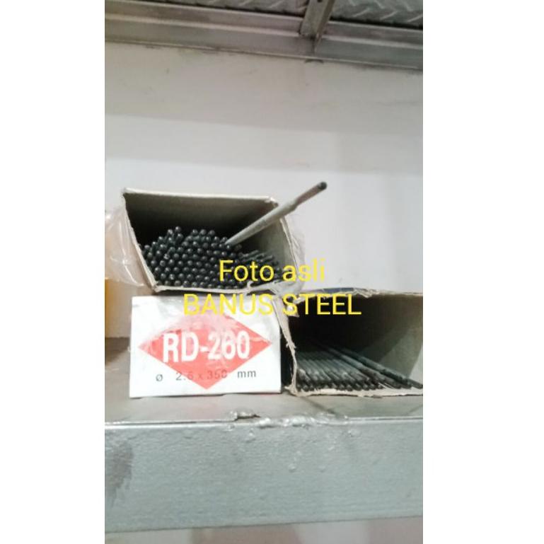 RESTOCK Kawat las 3,2 mm Nikko Steel kawat las listrik kawat las besi kawat las cantum per KG ღ 894