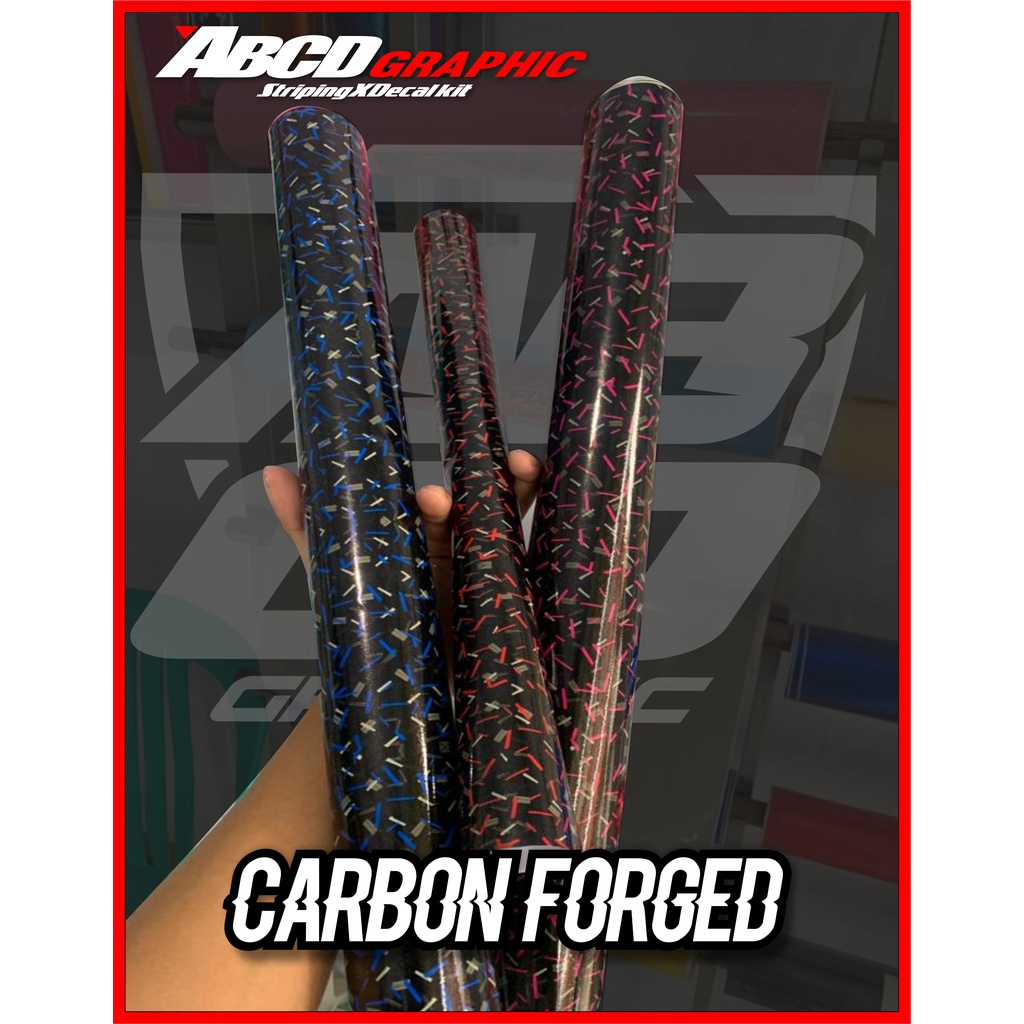 Sticker karbon forged terbaru//decal karbon//scotlite karbon