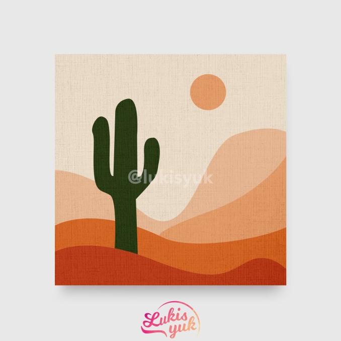 

[COD] Paint by Numbers Kit - Cactus - Painting Kit - by LukisYuk SPECIAL Kode 502