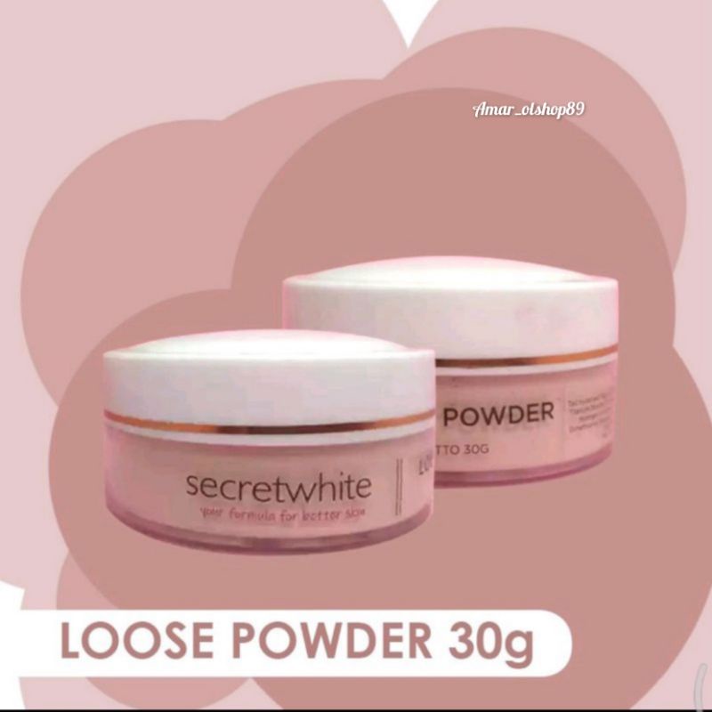 eleora secretwhite loos powder