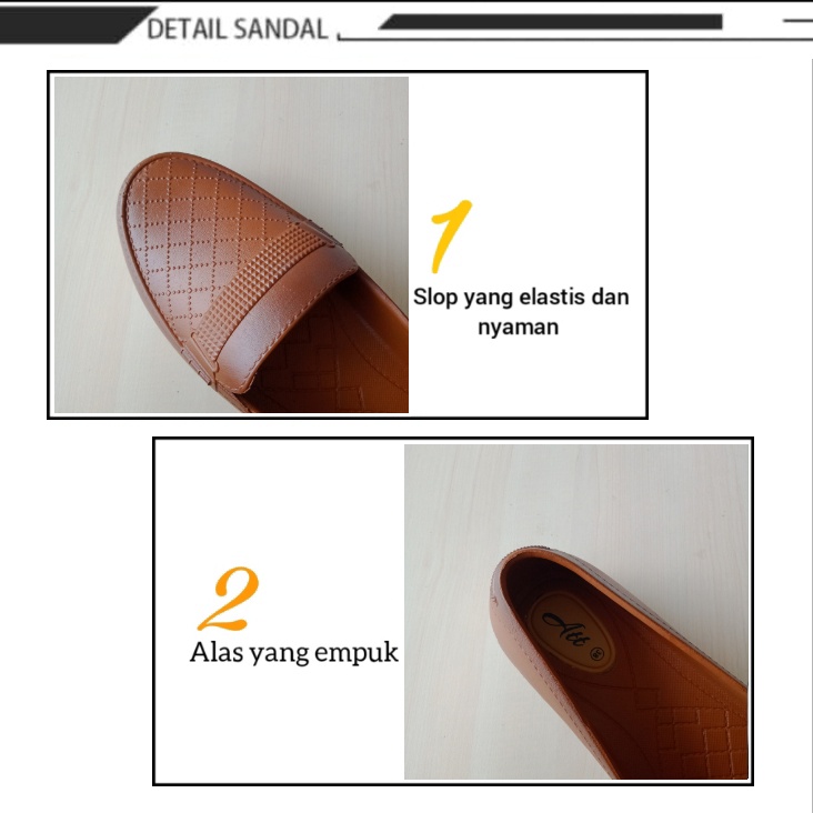 gof ATT SLK &amp; NSK Sepatu Sandal Karet Slip On Sepatu Cewek Anti Air Empuk Tidak Lecet Ringan