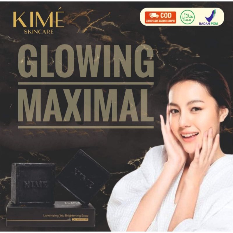 Sabun KIME Skincare Luminizing Jeju Brightening Soap (isi 2 sabun)KIME Skincare Luminizing Jeju Brightening Soap