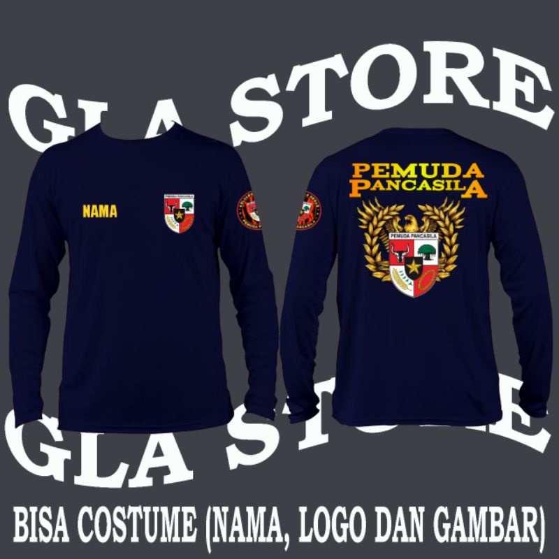 KAOS PEMUDA PANCASILA TANGAN PANJNAG | KAOS TANGAN PENDEK PEMUDA PANCASILA | TOPI PEMUDA PANCASILA