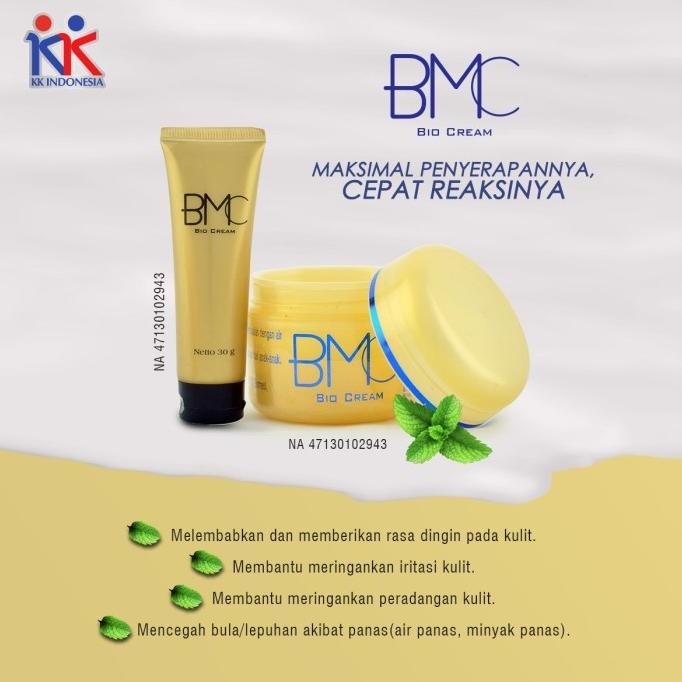 MURAH/ PAKET 3PCS SALEP BMC BIO CREAM 60GR KK / KK INDONESIA / ORI TERBARU