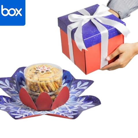 

Termantab] Box Christmas Giftbox Kotak Packaging Toples 500gr Dus Natal 15x15x15