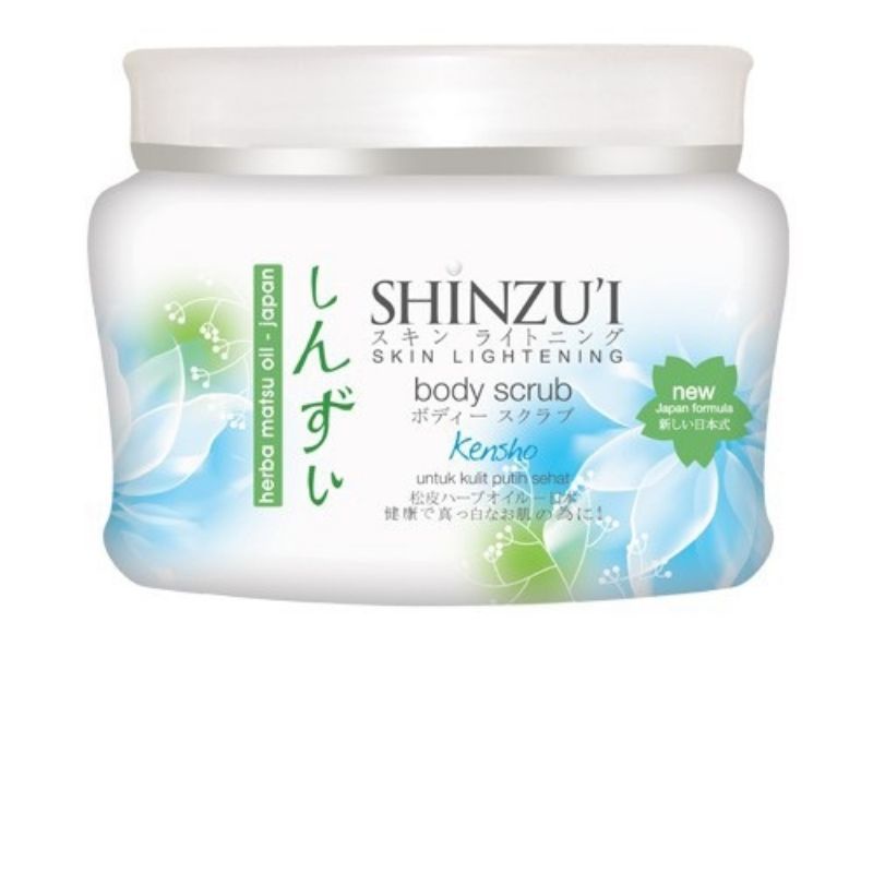 Aschosme SHINZUI Skin Lightening Body Scrub 200gr ~ Lulur Badan Shinzu'i