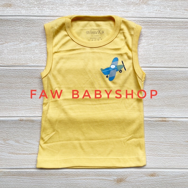 Winteku Baju Kaos Kutung / Pendek / Panjang Anak Bayi SNI size 3-6Bulan/ 6-12Bulan/1-2Tahun