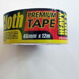 

⇂ Lakban Kain Hitam / Isolasi Tape NACHI 2 inch x 12 meter (46 mm x 12 Meter). ₪