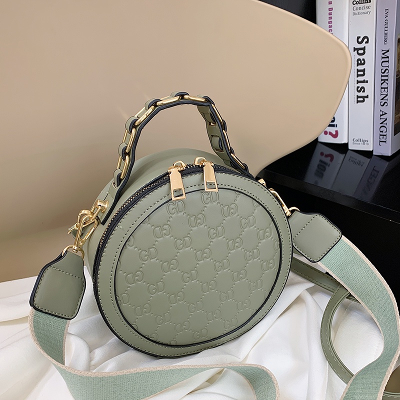 JK 385 1KG MUAT 2PCS TAS SELEMPANG BULAT FASHION IMPORT WANITA E636 C8024 PX300 Y413474 U3496 Z2910 T571