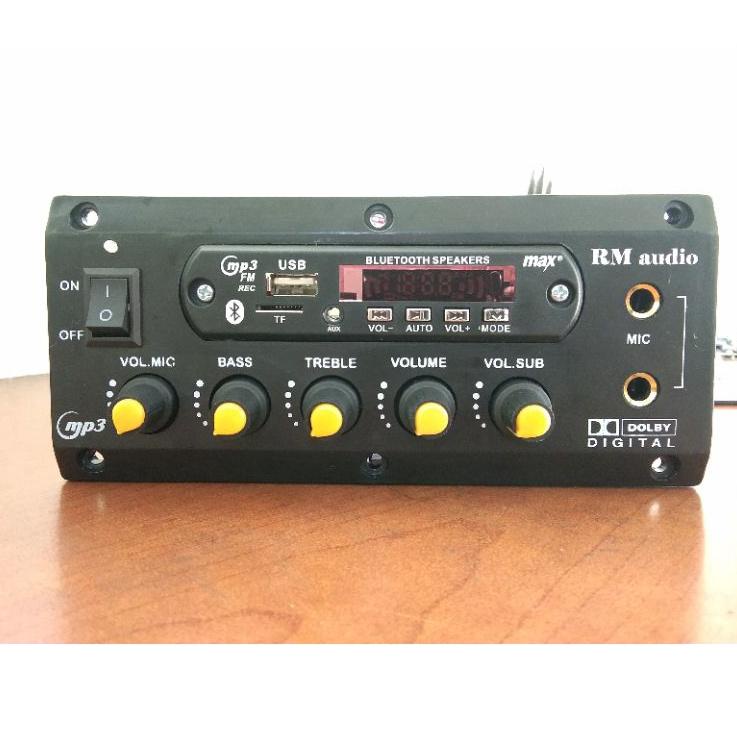 Terbaru KIT POWER SPEAKER AKTIF MP3 BLUETOOTH