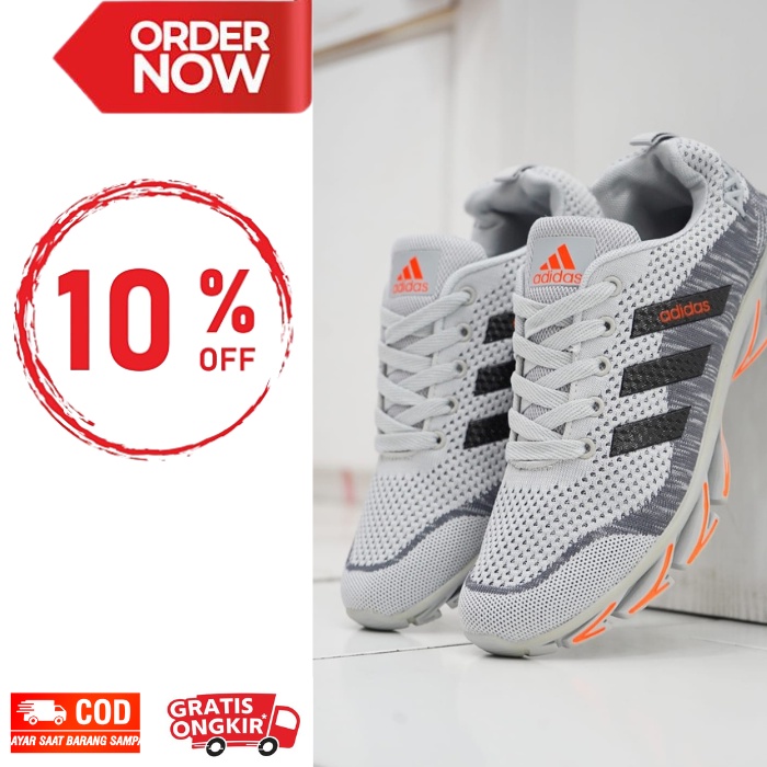 Sepatu Adidas Sport Springblade Zoom Pria Wanita Original Hitam