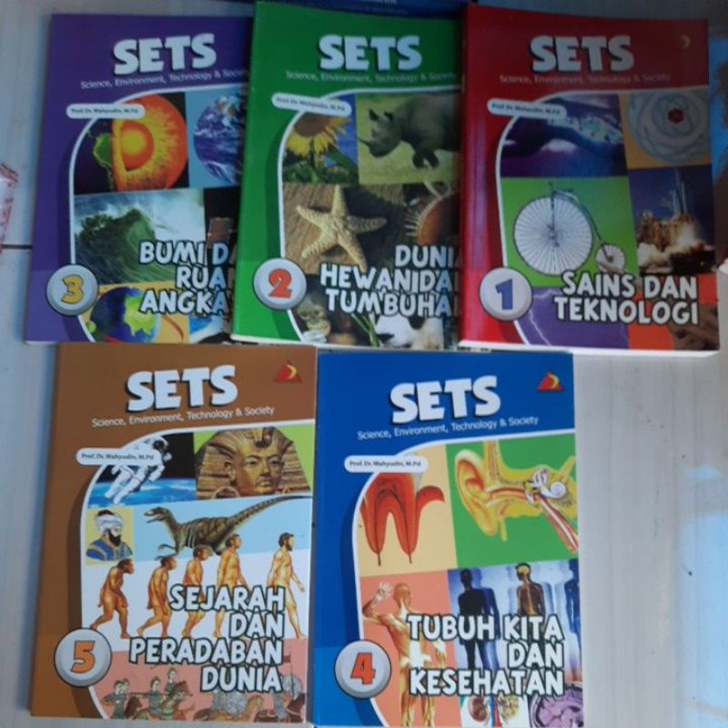 SETS, Science, Environment, Technology & Society jilid 1 s/d 5 .