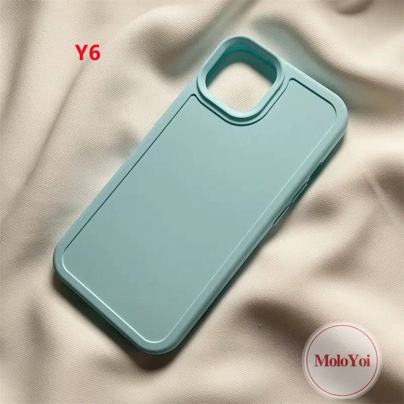 Soft Case Matte Warna Permen Macaron Untuk iPhone 14 13 11 12 Pro MAX 7plus 8plus XR X XS MAX 7 8 Plus