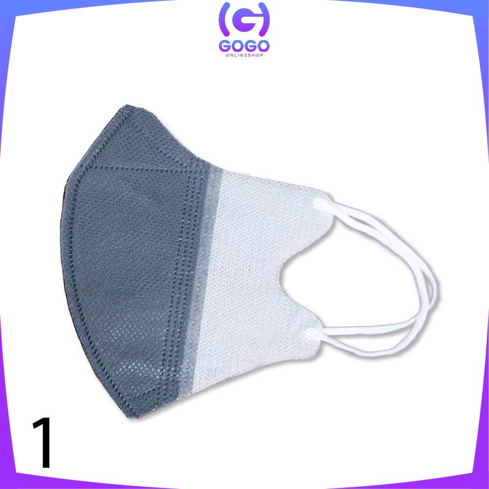 GOGO-C278 Masker Duckbil Warna Isi 50Pcs Masker Earloop 3 Ply Masker Duckbill Dewasa Protective Mask